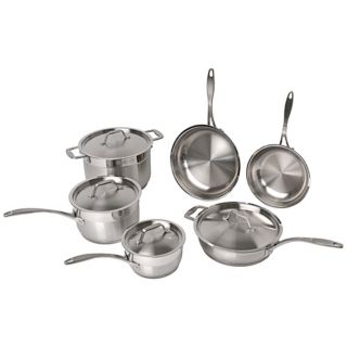 Professional Copper Clad 10 Piece Earthchef Cookware Set   #Y2947