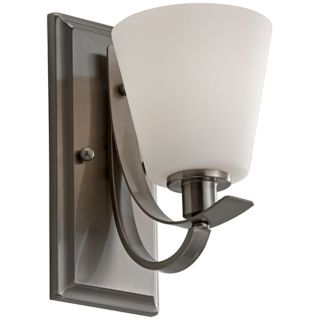 Murray Feiss Spectra 10" High Brushed Steel Wall Sconce   #X2346