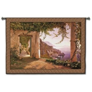 Amalfi in Spring 78" Wide Wall Tapestry   #J8892