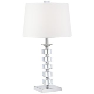 Stacked Cubes Crystal Table Lamp   #P0400