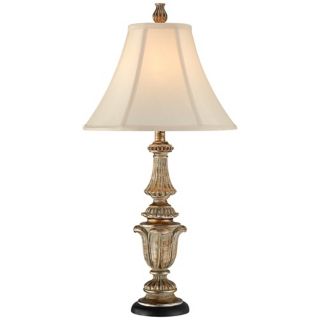 Gold Wash Candlestick Table Lamp   #T8532
