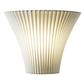 Flared Pleat 12" Wide Wall Sconce   #08235