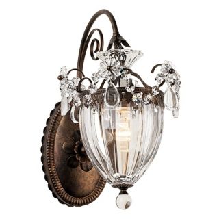 Schonbek Bagatelle Collection 13" High Crystal Wall Sconce   #34653