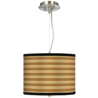 Butterscotch Parallels 13 1/2" Wide Pendant Chandelier   #17374 H9983