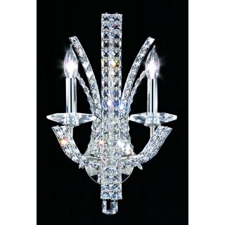 Estella 11” Wide Swarovski Crystal Wall Sconce   #49460