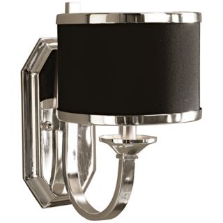 Uttermost Tuxedo Collection Silver 11 1/2" High Sconce   #21454