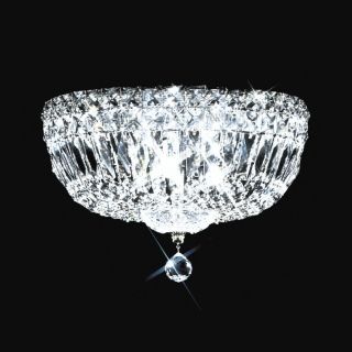 James R. Moder 12" Wide Imperial Crystal Ceiling Fixture   #R6389