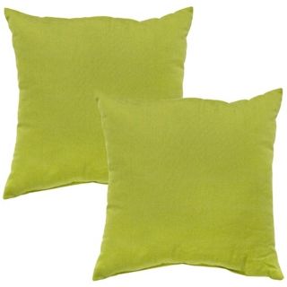Set of 2 Kiwi Green Outdoor Accent Pillows   #W6209