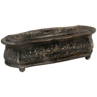 Antique Bronze Jewelry Box   #J3603