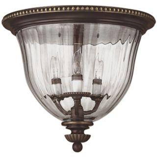 Cambridge Collection Bronze 14 1/2" Wide Ceiling Light   #K3232