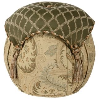 Contessa Diamond and Flourish Tassel Ottoman   #U0749