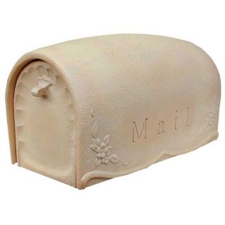 Flora Beige Finish Postmount Mailbox   #T6769