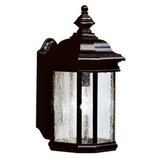 Kirkwood Black Finish 17" High Outdoor Wall Light   #54465