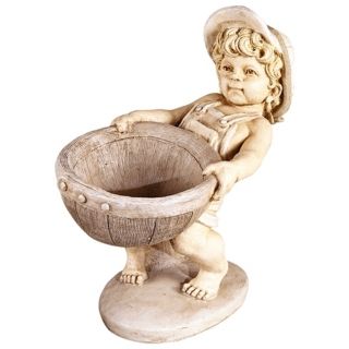 Petite Boy Garden Accent Planter   #27875