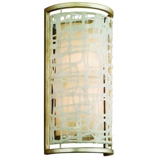 Kyoto Japanese Paper 16 1/4" High Corbett Wall Sconce   #U0534