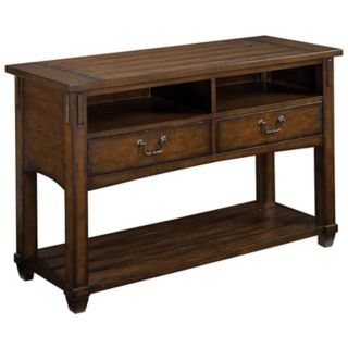 Tacoma Rustic 2 Drawer Console Table   #Y2148