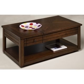 Cherry Lift Top Storage Cocktail Table   #J5574