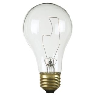 60 Watt Standard Base A19 Light Bulb  Clear   #57828