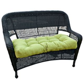 Kiwi 42" Wide Green Outdoor Settee Cushion   #W6254