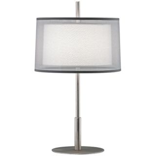 Robert Abbey Saturnia Steel 22 3/4" High Table Lamp   #R1419