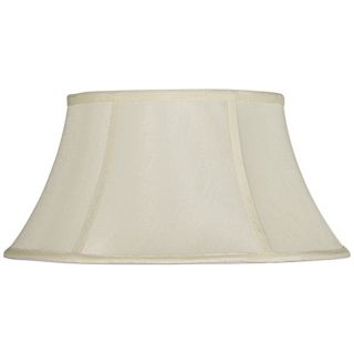 Eggshell Modified Drum Lamp Shade 10x16x8.25 (Spider)   #V9731