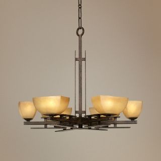 Lineage Collection 29" Wide Six Light Chandelier   #77568