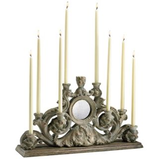 European Washed Ash Taper Candle Holder   #V0599