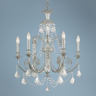 Crystorama Regis Collection Old Silver 26" Wide Chandelier   #R0902