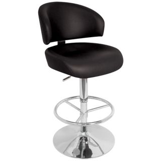 Regeni Black Adjustable Bar Stool or Counter Stool   #H8121