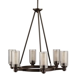 Circolo Collection Olde Bronze 26" Wide Chandelier   #80391