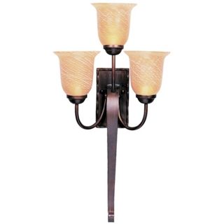 Aspen Collection Swirl Glass Wall Sconce   #14751