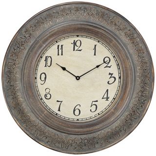Cooper Classics Melville 28" Wide Wall Clock   #U8509
