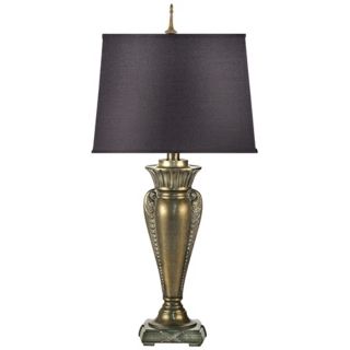 Venetian Brass Cast Metal Table Lamp   #J6559