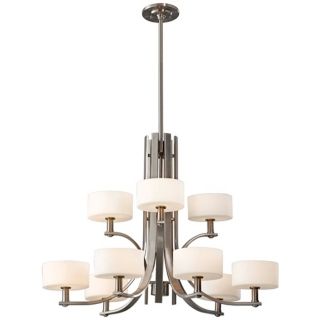 Brushed Steel, Large 31 In. Wide And Up, Contemporary Chandeliers