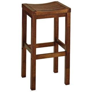 Oak 29" High Bar Stool   #X1412