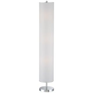 Lite Source Carson II White Cylinder Floor Lamp   #W9901