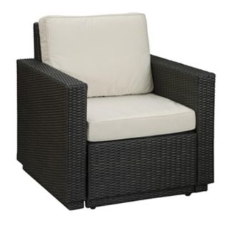 Riviera Brown Stone Cushion Outdoor Arm Chair   #T1325
