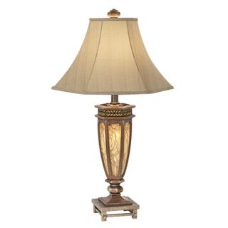 Northern Pine Night Light Table Lamp   #H1654