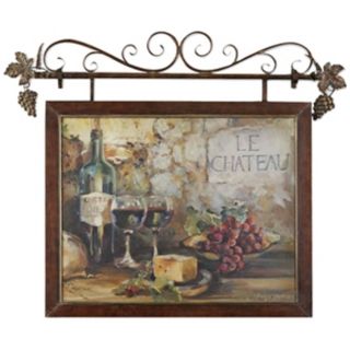 Uttermost Le Chateau Print Sign Wall Art   #K7935