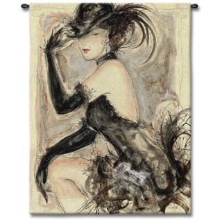 Lady Caberet 53" High Wall Tapestry   #J8687