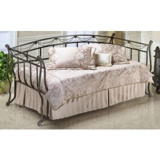 Draped Wire Rope Textured Black Daybed   #H4609