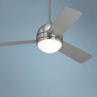44" Casa Vieja Trifecta Brushed Nickel Ceiling Fan   #R5139
