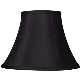Black Stretch Bell Lamp Shade 6x12x9 (Spider)   #77302