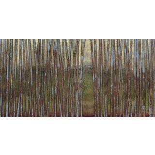 Blue Birch Forest II Giclee 48" Wide Canvas Wall Art   #N1711