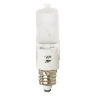 Tesler 50 Watt Mini Can Short Frosted Halogen Light Bulb   #01961
