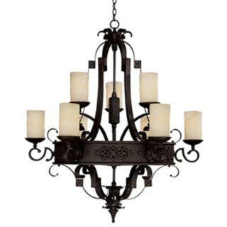 Glass, Large 31 In. Wide And Up Chandeliers