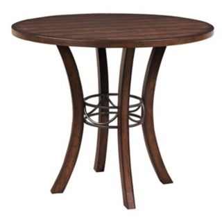 Hillsdale Cameron Round Wood Counter Height Dining Table   #V9830