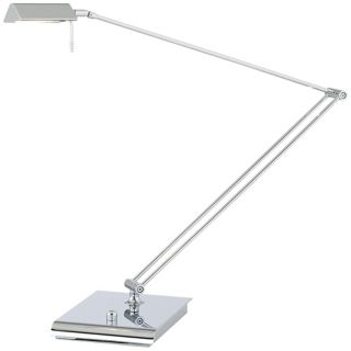 Holtkoetter Bernie Series Square Chrome Desk Lamp   #N2015
