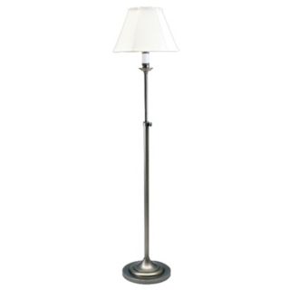 House of Troy Adjustable Antique Silver Club Floor Lamp   #77602