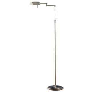 Holtkoetter Swing Arm Pharmacy Style Floor Lamp   #52458